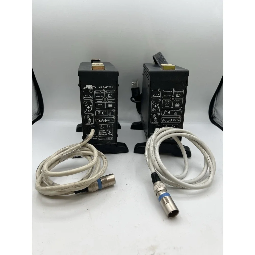 Two 24V battery Chargers With Cords MK 24v